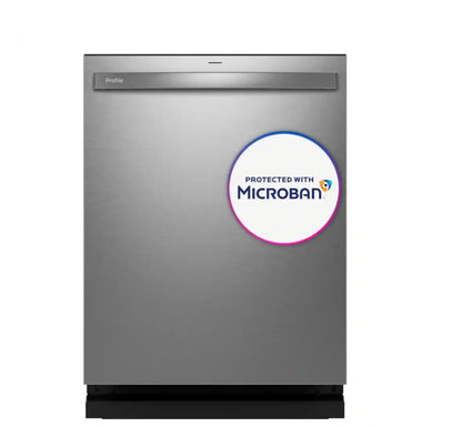 GE Profile 24 in Smart Built-In Top Control Fingerprint Resistant Stainless Dishwasher w/ Microban Technology, 44 dBA MODEL# PDT715SYV1FS 92345253