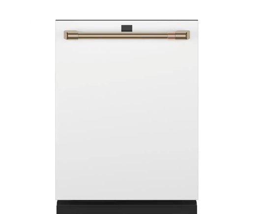 Cafe 24 in. Built-In Top Control Matte White Dishwasher w/Stainless Steel Tub, 3rd Rack, 39 dBA MODEL# CDT875P4N5W2 31098572