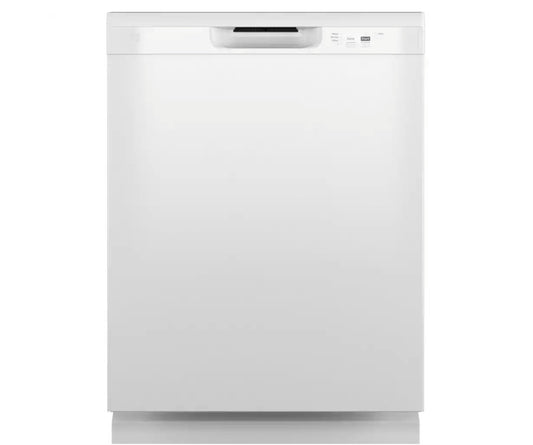 GE 24 in. Built-In Tall Tub Front Control Dishwasher in White with Sanitize, Dry Boost, 55 dBA MODEL GDF450PGRWW 10751183