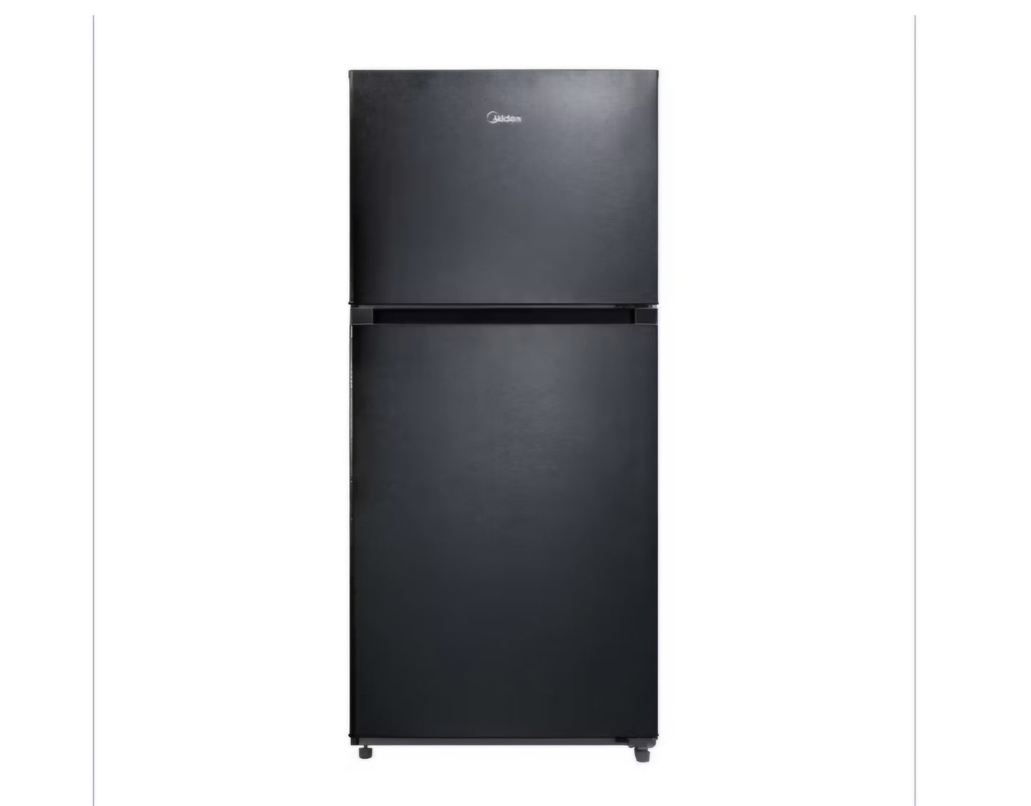 Midea Garage-Ready 18.0-cu ft Top-Freezer Refrigerator, Energy Star (Black) MRT18D3BBB 7152357