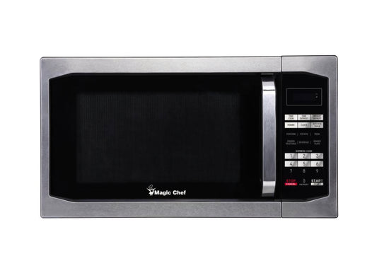 Magic Chef 1.6 cu. ft. Countertop Microwave with Stainless Door MCM1611ST 1234565321