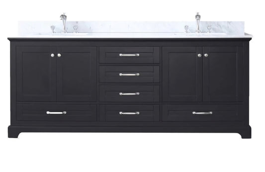 Image of Dukes 60" Espresso Double Vanity 651234R TOP INCLUDED: $1,150
NO TOP: $900