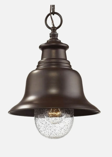 Millennium 2514-PBZ One Light Outdoor Hanging Lantern, Bronze/Dark