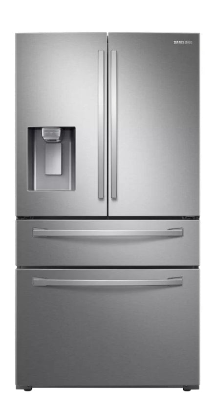 Samsung 28 cu. ft. 4-Door French Door Refrigerator with FlexZone Drawer in Silver(RF28R7201SR/AA)