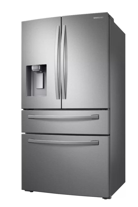 Samsung 28 cu. ft. 4-Door French Door Refrigerator with FlexZone Drawer in Silver(RF28R7201SR/AA)