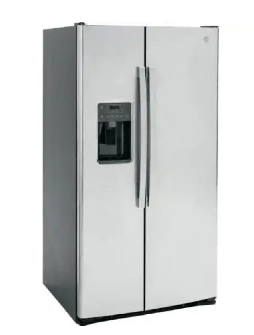 GE GSS25GYPFS 25.3 CU. Ft. Side-By-Side Refrigerator
in Stainless Steel