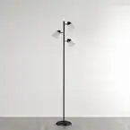 64.5 in. Black Track Tree Floor Lamp