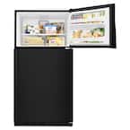 WRT311FZDB05  Whirlpool 20 cu. ft. Top Freezer Refrigerator in Black & Silver