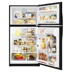 WRT311FZDB05  Whirlpool 20 cu. ft. Top Freezer Refrigerator in Black & Silver