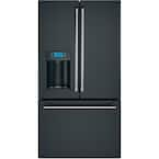 CYE22TP3MLD1 Cafe 22.2 cu. ft. Smart French Door Refrigerator with Hot Water Dispenser in Matte Black, Counter Depth and ENERGY STAR 0091645