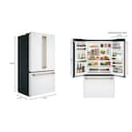 Cafe 23.1 cu. ft. Smart French Door Refrigerator in Matte White, Counter Depth and ENERGY STAR MODEL #CWE23SP4MW2 984421