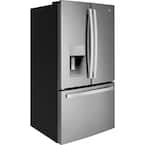 GFE26JYMFFS GE 25.6 cu. ft. French Door Refrigerator in Fingerprint Resistant Stainless Steel, ENERGY STAR