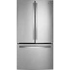 GEN27JYMWFFS GE 27 cu. ft. French Door Refrigerator in Fingerprint Resistant Stainless with Internal Dispenser, ENERGY STAR