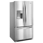 WRF555SD Whirlpool 25 cu. ft. French Door Refrigerator in Fingerprint-Resistant Stainless Steel 09713211