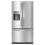 WRF555SD Whirlpool 25 cu. ft. French Door Refrigerator in Fingerprint-Resistant Stainless Steel 09713211