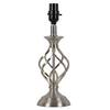 TTL20 Mix and Match 13.75 in. H Brushed Steel Cage Accent Lamp Base