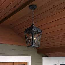 PHEL6305DABR  Park Harbor Fair Avenue 2 Light 8" Wide Outdoor Mini Pendant