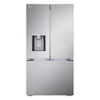 LG 26 cu. ft. Smart Counter-Depth MAX French Door Refrigerator with 4 types of ice in PrintProof Stainless Steel Model # LRXYC2606S