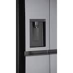 LG 28 cu. ft. Side by Side Refrigerator with External Water in Stainless Standard Depth MODEL #LRSWS2806S 91724899