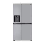 LG 28 cu. ft. Side by Side Refrigerator with External Water in Stainless Standard Depth MODEL #LRSWS2806S 91724899