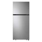 LG 28 in. 18 cu. ft. Top Freezer Garage-Ready Refrigerator in PrintProof Stainless Steel Model #LT182100S