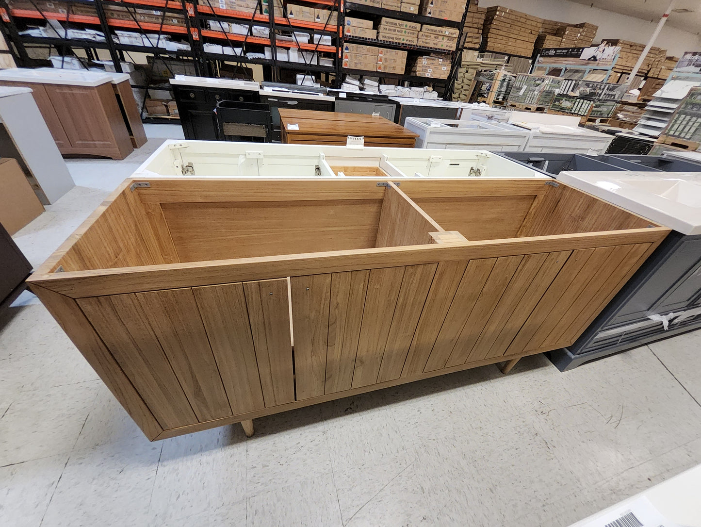 72" Signature Wood Vanity- NO TOP: $800 TOP INCLUDED: $1,100 561340009