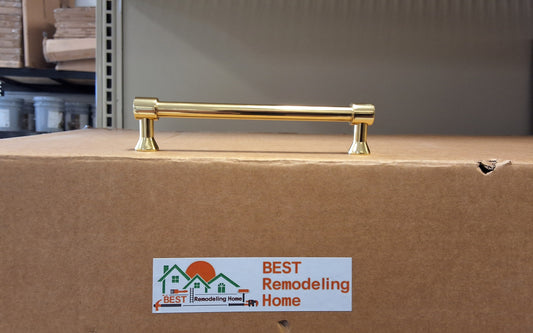 EH1083.6.PBS 6" Strasbourg Solid brass cabinet pull. Polish brass I7Y65346