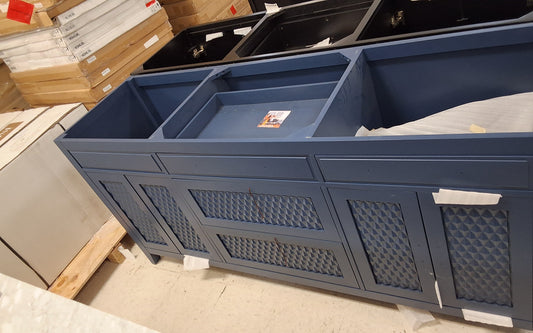 72" Double sink Vanity in Blue. Top Includeed: $1,400 No Top: $1,150 665319096