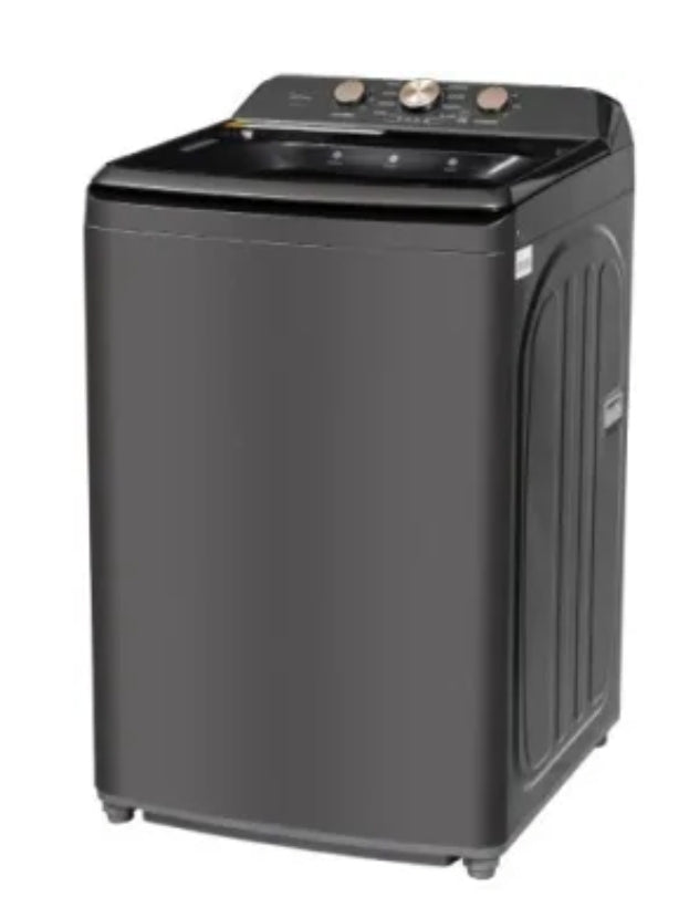 MIDEA 4.1 CF Metallic Gray color Top Load Washer, Agitator, Stainless Tub 
Mltw41a1bmg