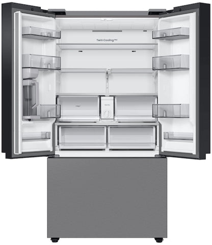 Bespoke 3-Door French Door Refrigerator (24 cu. ft.) with AutoFill Water Pitcher in Stainless Steel. Model : RF24BB6200QL 7651298