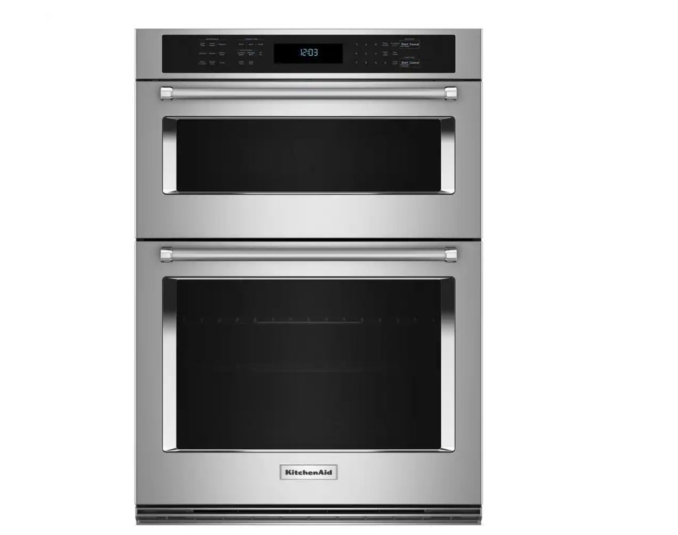 KitchenAid
30 in. Electric Wall Oven and Microwave Combo in Stainless Steel with Air Fry Mode MODEL#KOEC5300PSS 14231998