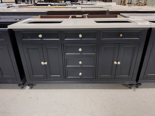 60" Dark Navy Blue bathroom Vanity TOP INCLUDED: 1,099
NO TOP: $800
 66554120