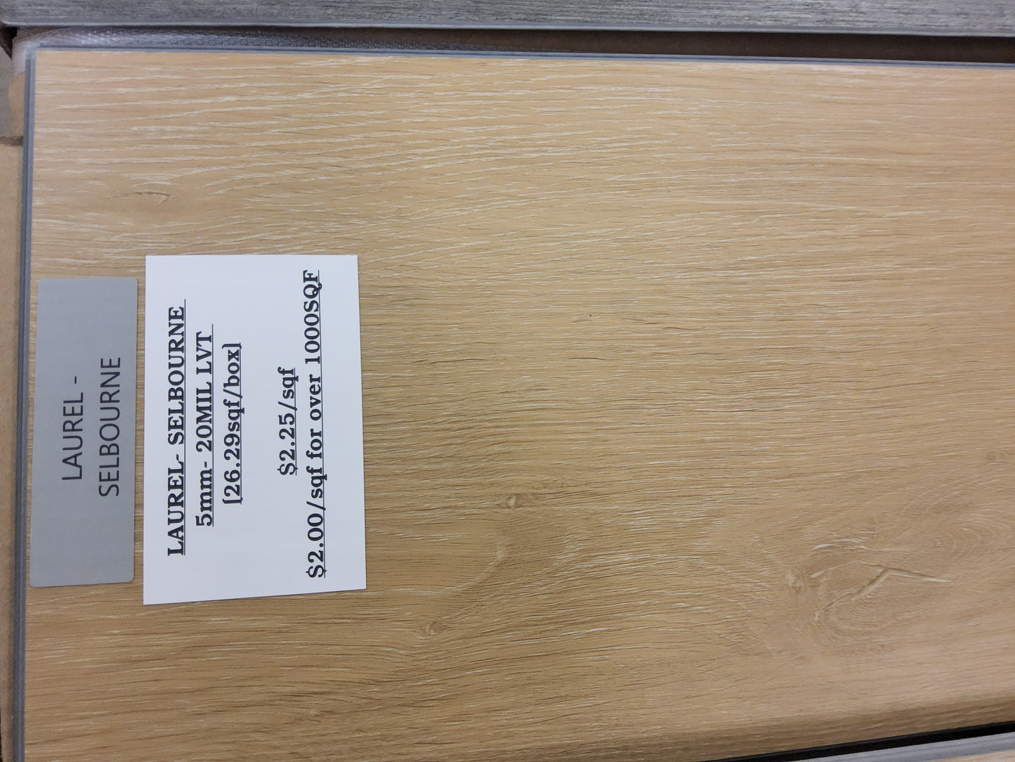 LAUREL- SELBOURNE 5mm- 20MIL LVT (26.29sqf/box)