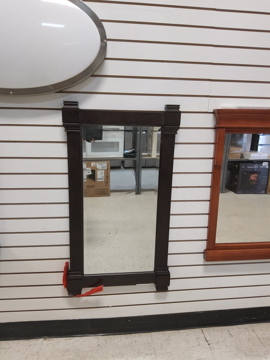 22" Bathroom vanity mirror in Brown 0918274