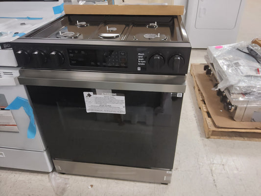 Samsung GAS stove, black stainless 091732598