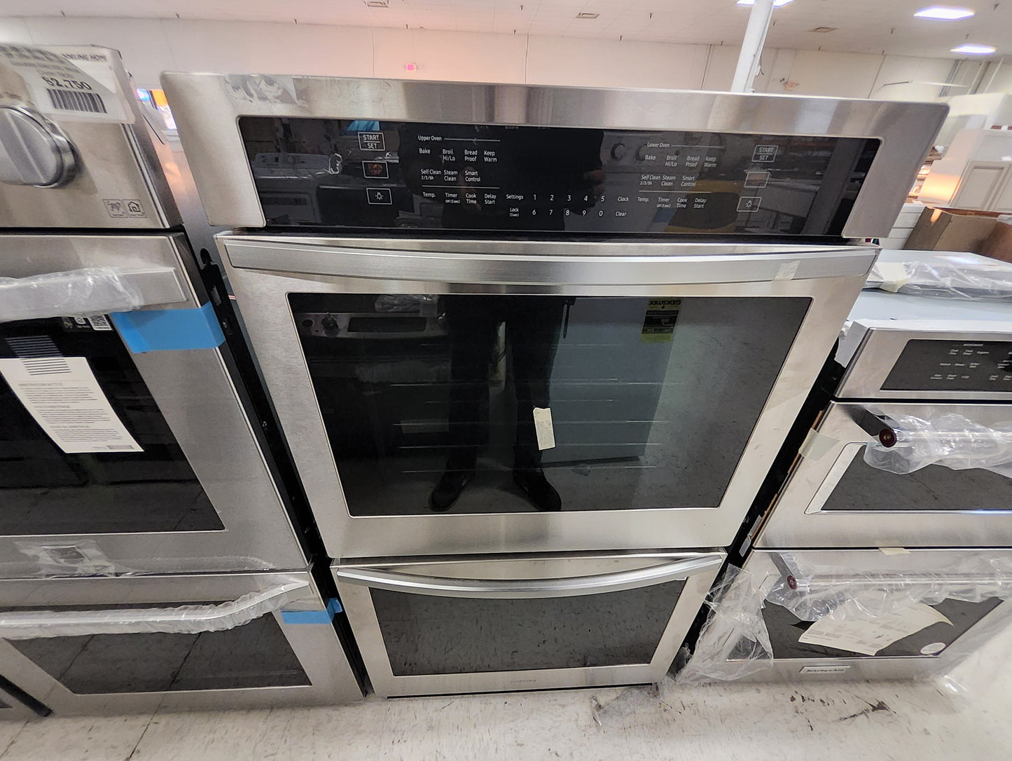 30" Samrt double wall oven in stainless steel 87256117