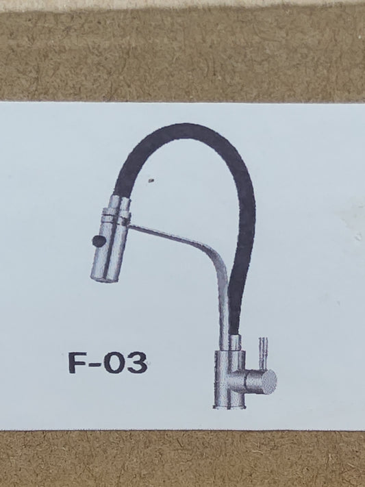 F-03 Pull-out Satin Kitchen Faucet