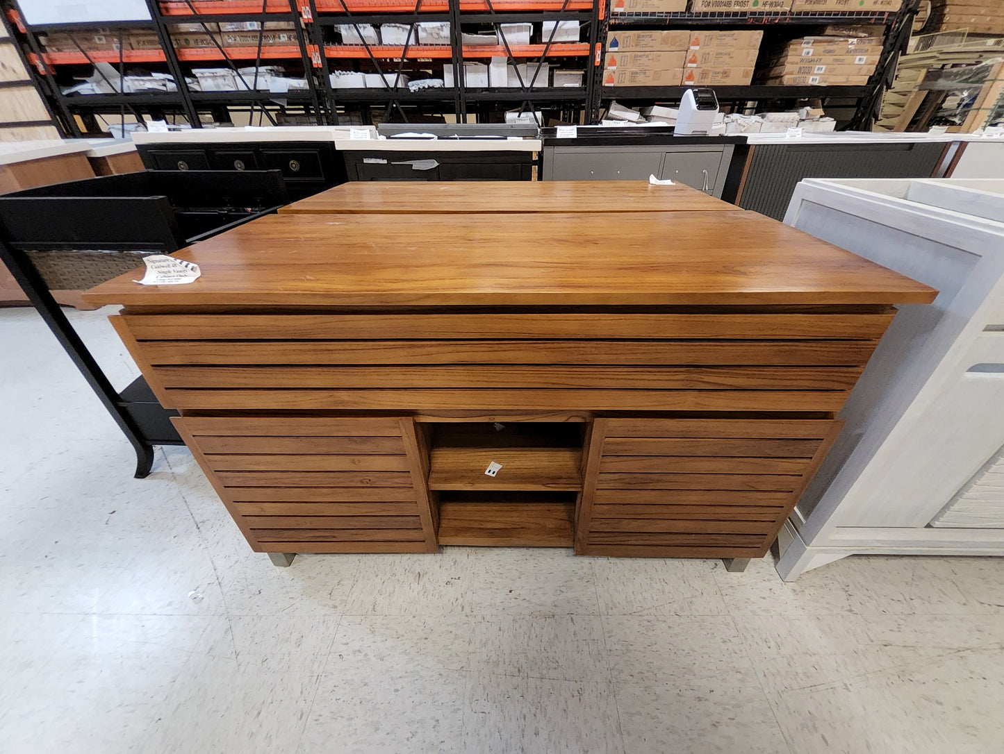 48" Signature Wood Signle Vanity 55531237 TOP INCLUDED: $1,000
NO TOP: $875