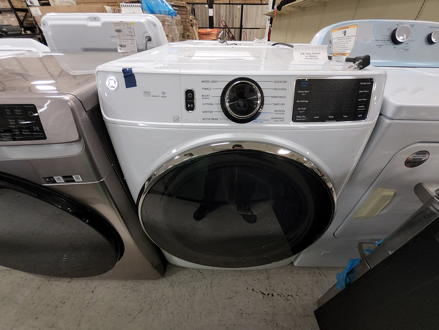 GE gas dryer in white 25346611