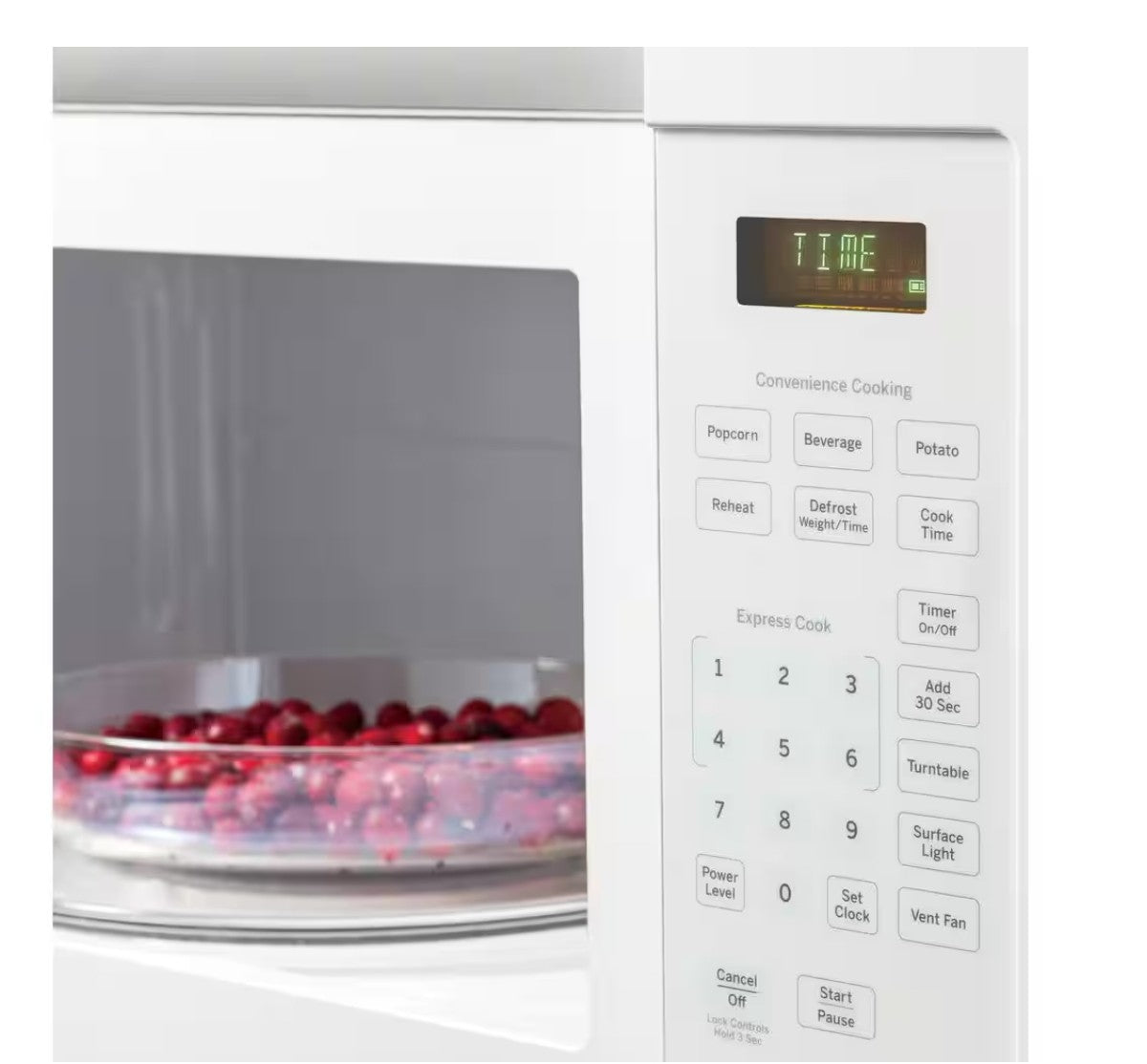 GE JVM3160DF5WW 1.6 cu. ft. Over-the-Range Microwave in White