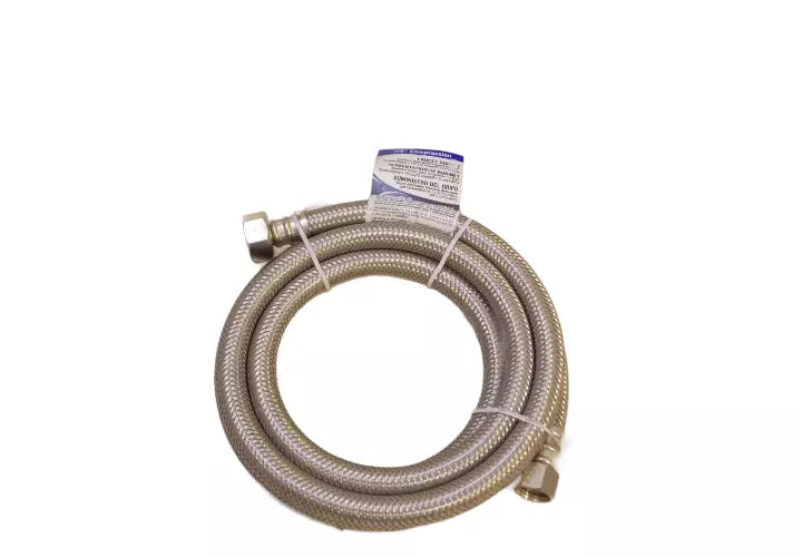 3/8 in. Comp x 1/2 in. x 72 in. FIP Stainless Steel and PVC Reinforced Sink Flexible Water Connectors