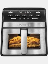 Open box used Gourmia 8-Quart Digital Air Fryer with Window & Light