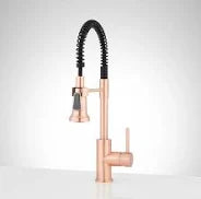 Signature Hardware Presidio 1.8 GPM Single Hole Pre-Rinse Pull Out Kitchen Faucet