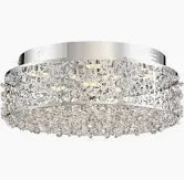 Starlet LED 14 inch Polished Chrome Flush Mount Ceiling Light PCST1614C
