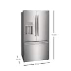 Frigidaire
Gallery 22.6 cu. ft. French Door Refrigerator in Stainless Steel, Counter-Depth Model # GRFC2353AF