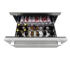 EL-BWC30TB-S 29.5 in. 135-Bottle Wine Cooler and Drawer 6512431