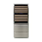 EL-BWC30TB-S 29.5 in. 135-Bottle Wine Cooler and Drawer 6512431