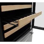 EL-BWC30TB-S 29.5 in. 135-Bottle Wine Cooler and Drawer 6512431