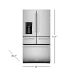 KRMF706ESS KitchenAid 25.8 cu. ft. French Door Refrigerator in Stainless Steel with Platinum Interior