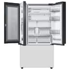 RF30BB660012 Samsung Bespoke 30 cu. ft. 3-Door French Door Smart Refrigerator with Beverage Center in White Glass, Standard Depth 8765127